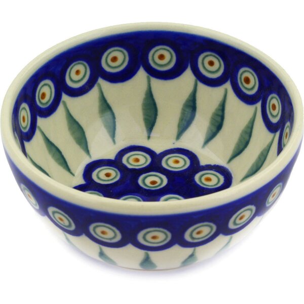 Polmedia Peacock Stoneware Rice Bowl Perigold